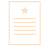 Icon of a document with a star at the top and lines representing text.